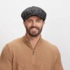 Argo Mens 8 Panel Newsboy Cap